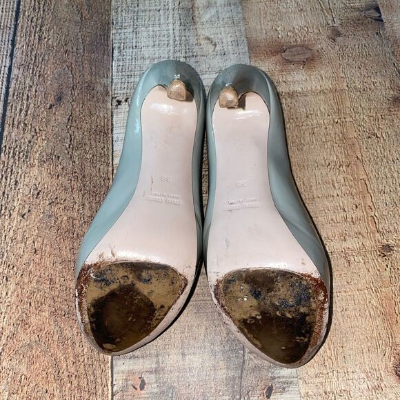 Miu Miu patent leather pumps peep toe 36 - Picture 5 of 14